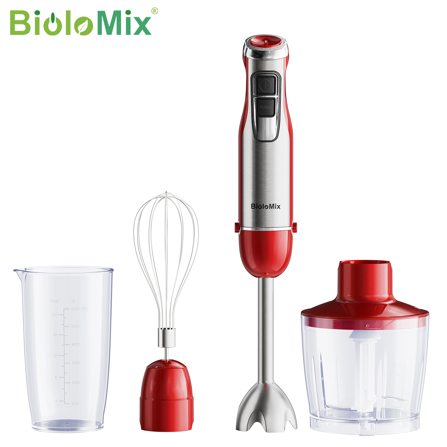 Baby Food Zubereiter - BioloMix 4-in-1 Hand Stick Blender 1200W