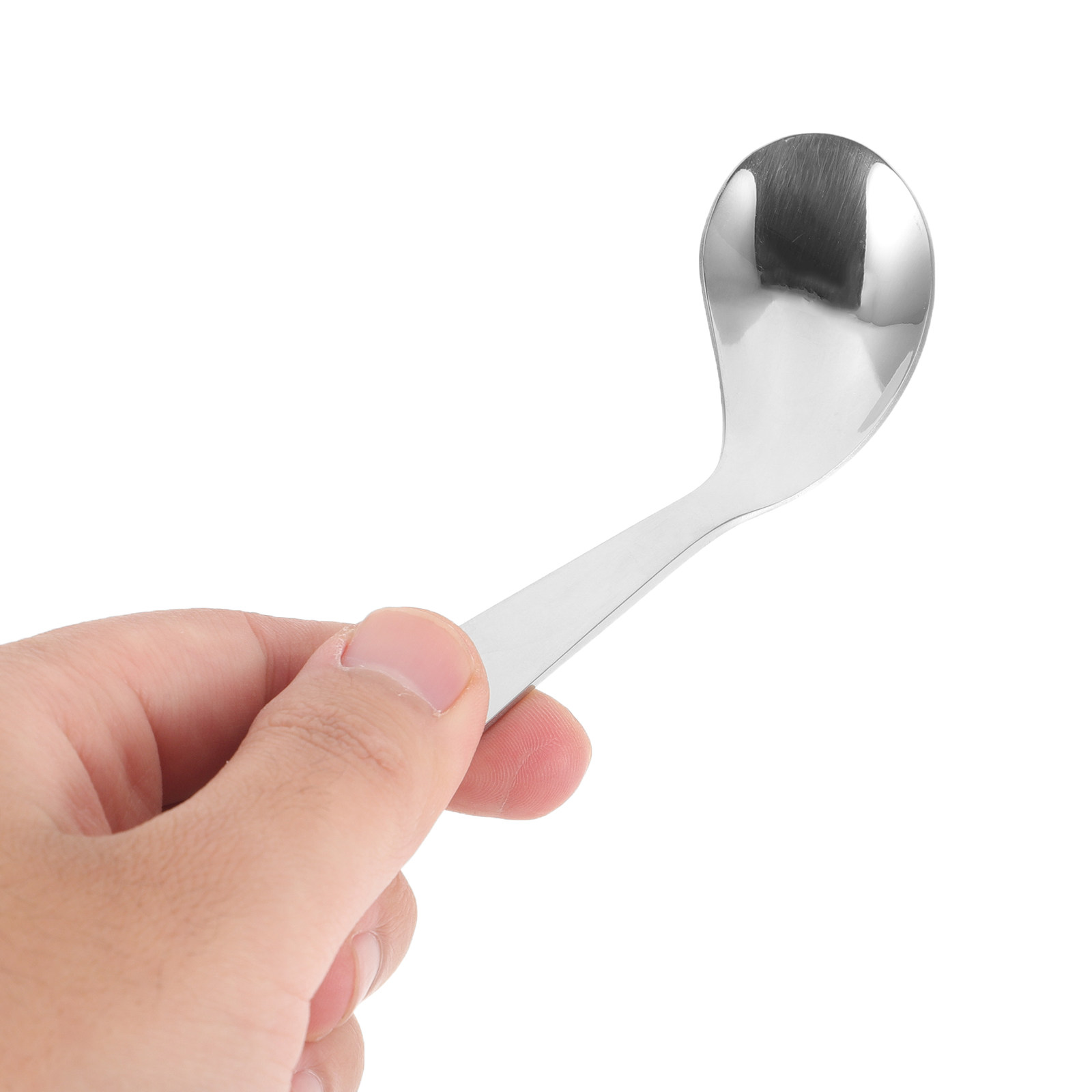 Self Feed Spoon - 1Set Stainless Steel Adaptive Angled Spoon