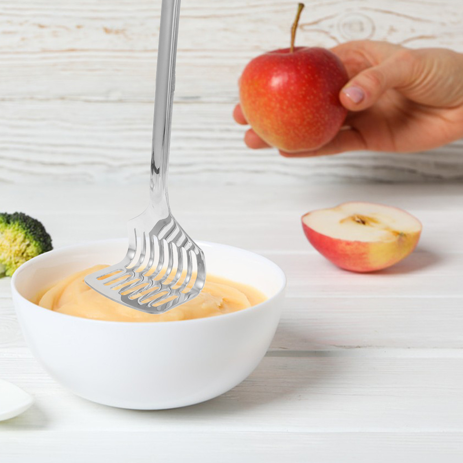 Baby Food Egg - Heavy Duty Stainless Steel Potato Ricer