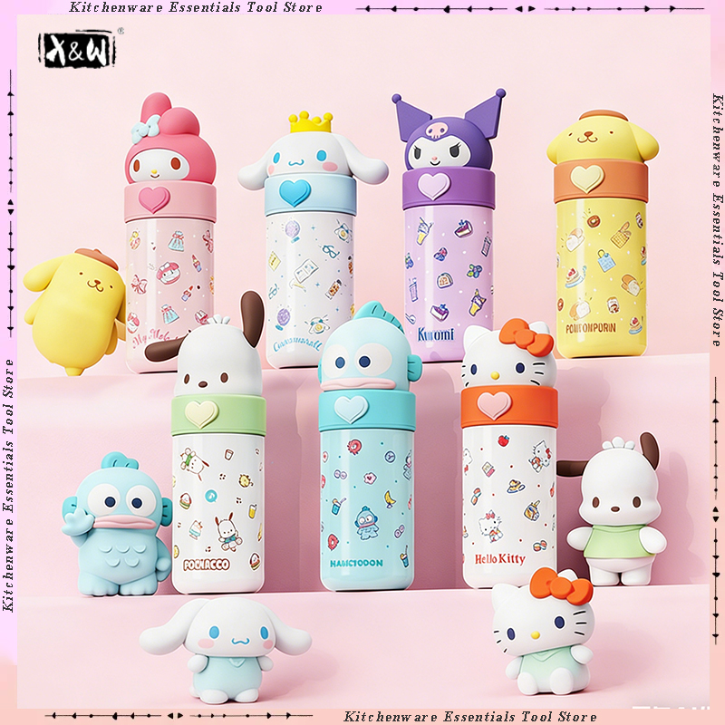 Baby Food Thermos - X&W Thermo Bottle for Sanrio Kuromi