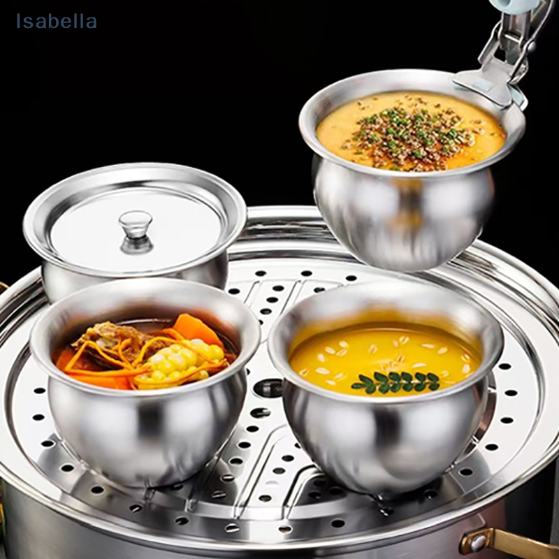 Baby Food Egg - ★★Stainless Steel Steamer Egg Bowl ,