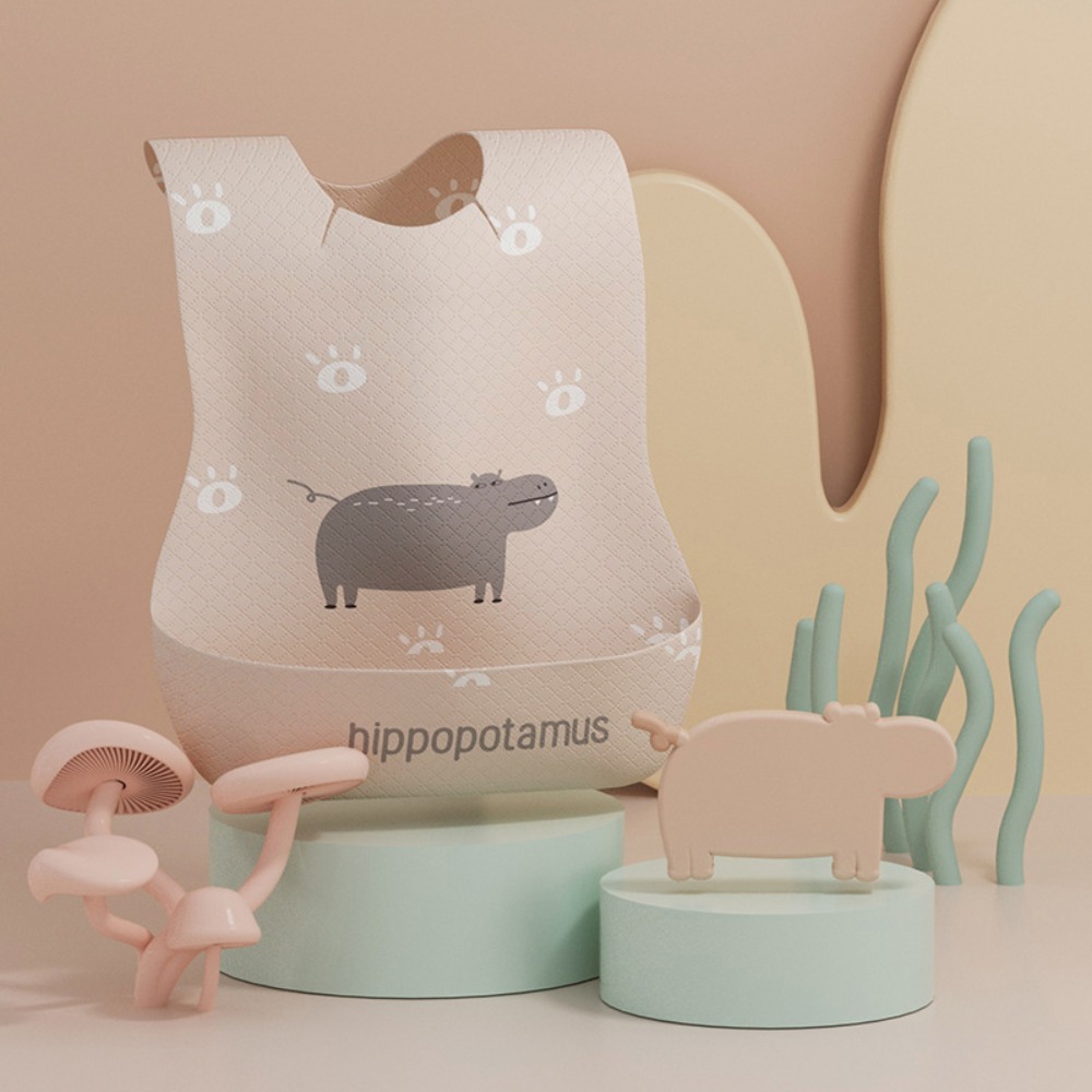 Feeding Baby Food - Portable Waterproof Disposable 's Bib Food