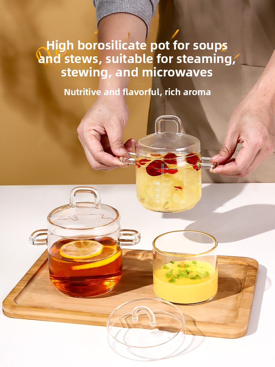 Baby Food Egg - High Temperature Resistant Glass Bowl with