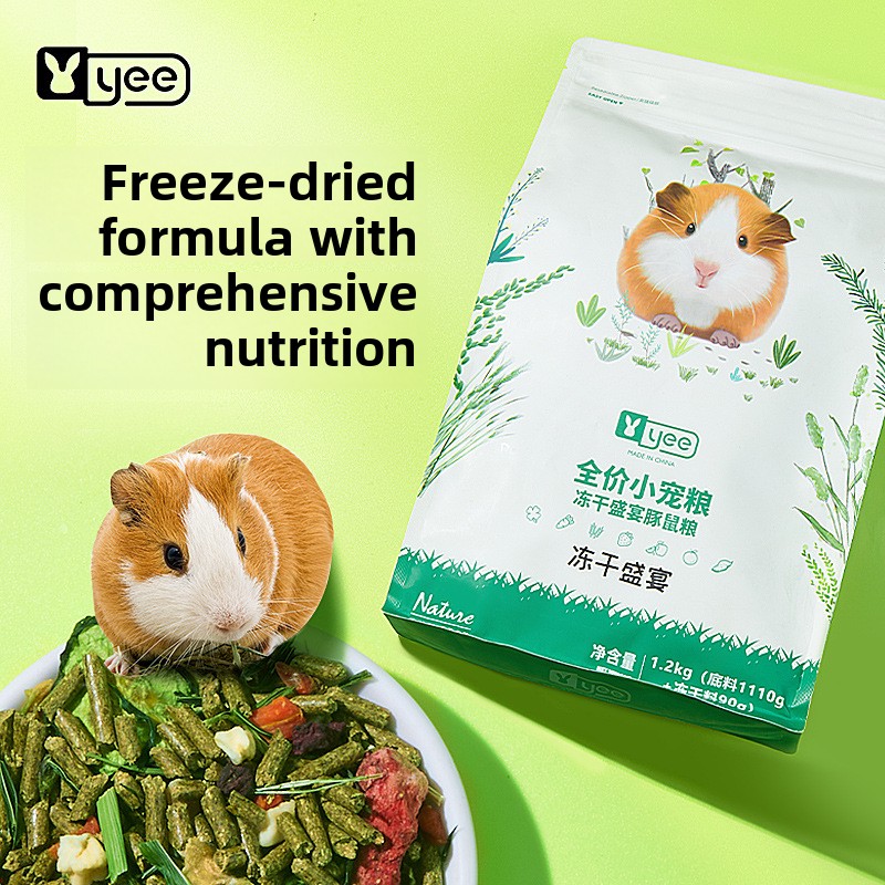 YEE Guinea Pig Food - Freeze-D - đánh giá và giá Baby Food Diet