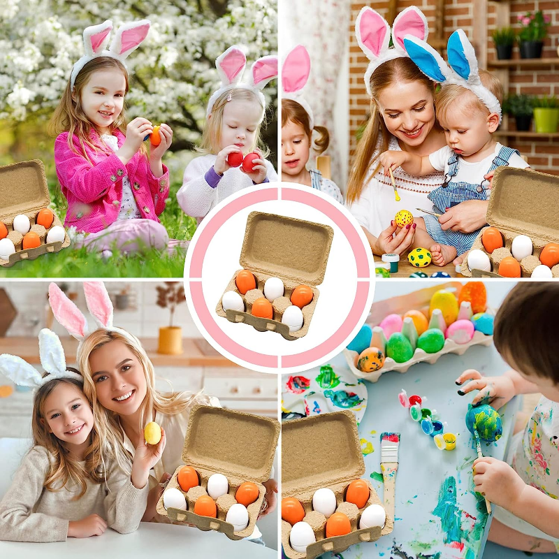 6pcs Wooden Eggs Toy Egg Kitch - đánh giá và giá Baby Food Egg