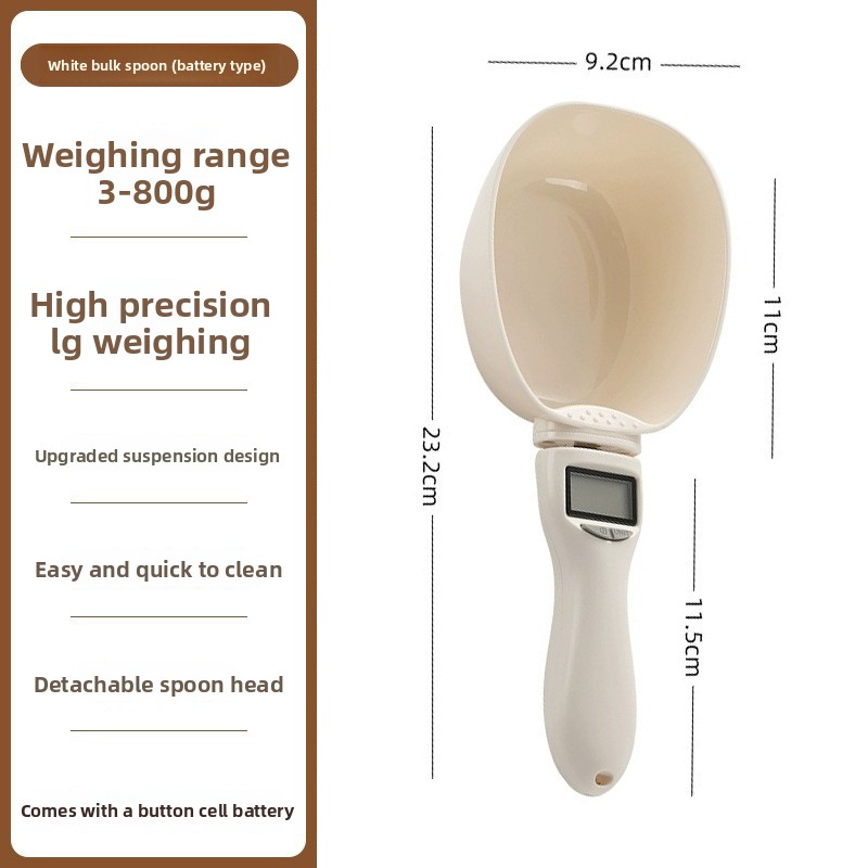 Pet Food Scale LCD Digital Ele - đánh giá và giá Self Feed Spoon
