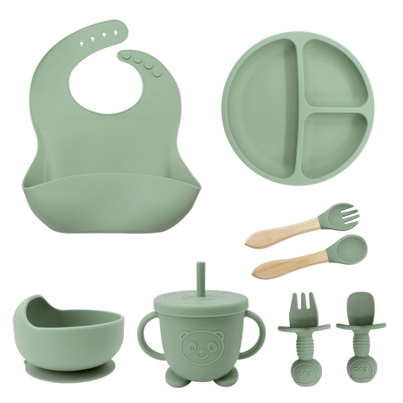 Baby Feeding Spoon Set 8 Pcs F - đánh giá và giá Baby Food Utensils Set