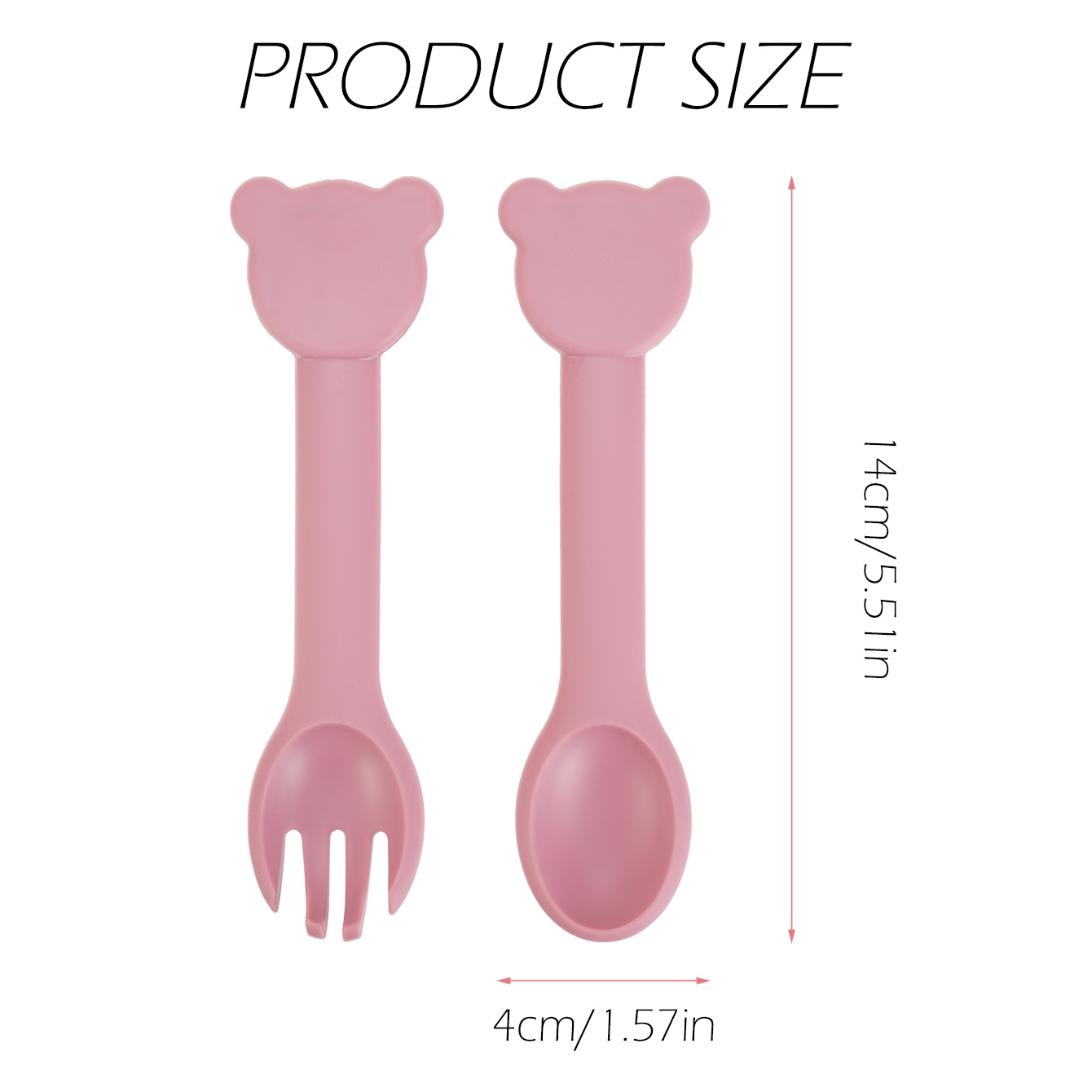 2PCS Silicone Baby Tableware A - đánh giá và giá Baby Food Utensils Set