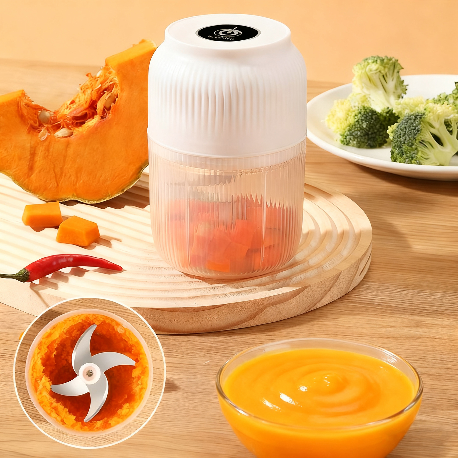 320ml Electric Mini Garlic Cho - đánh giá và giá Baby Food Zubereiter