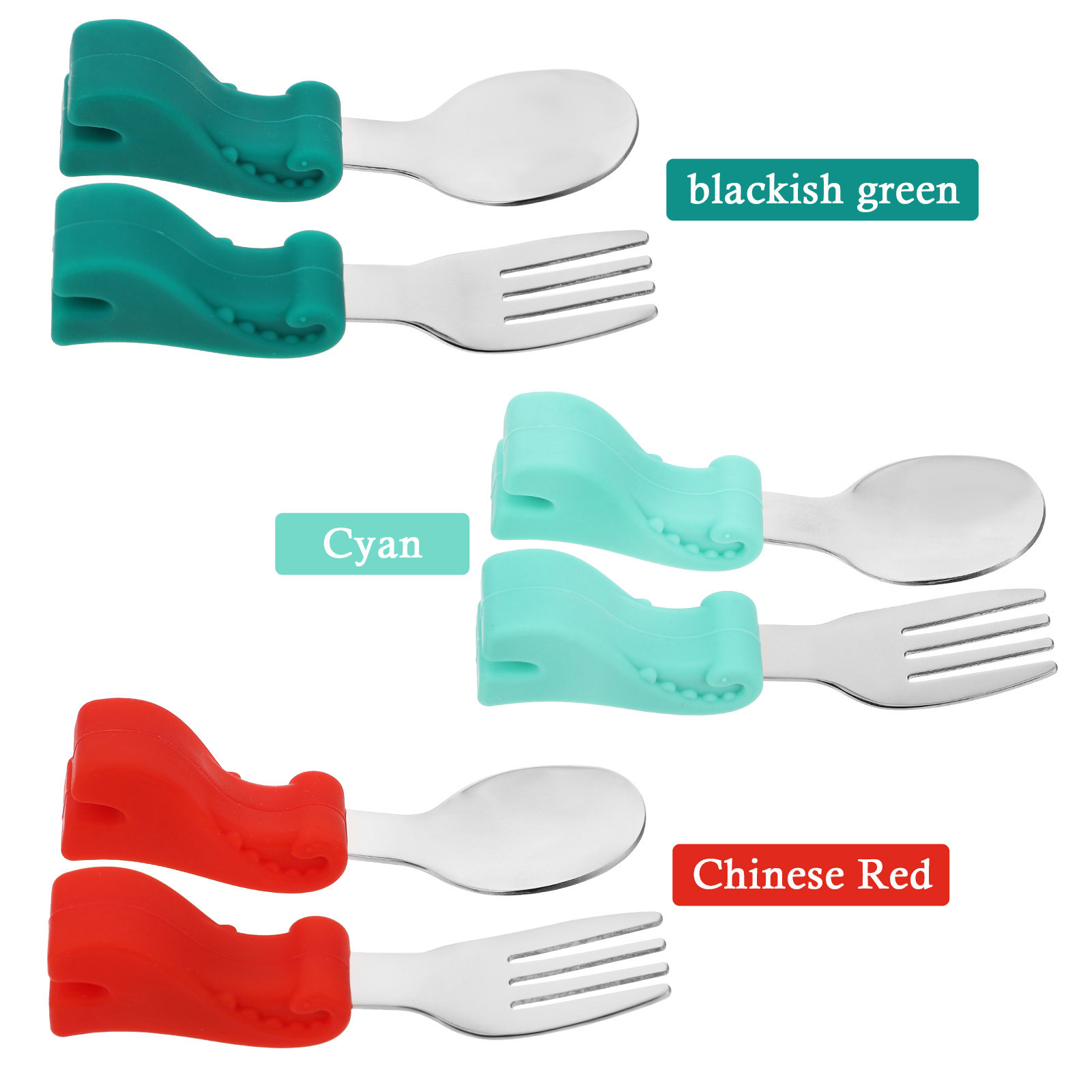 Stainless Steel Baby Fork and  - đánh giá và giá Baby Food Utensils Set