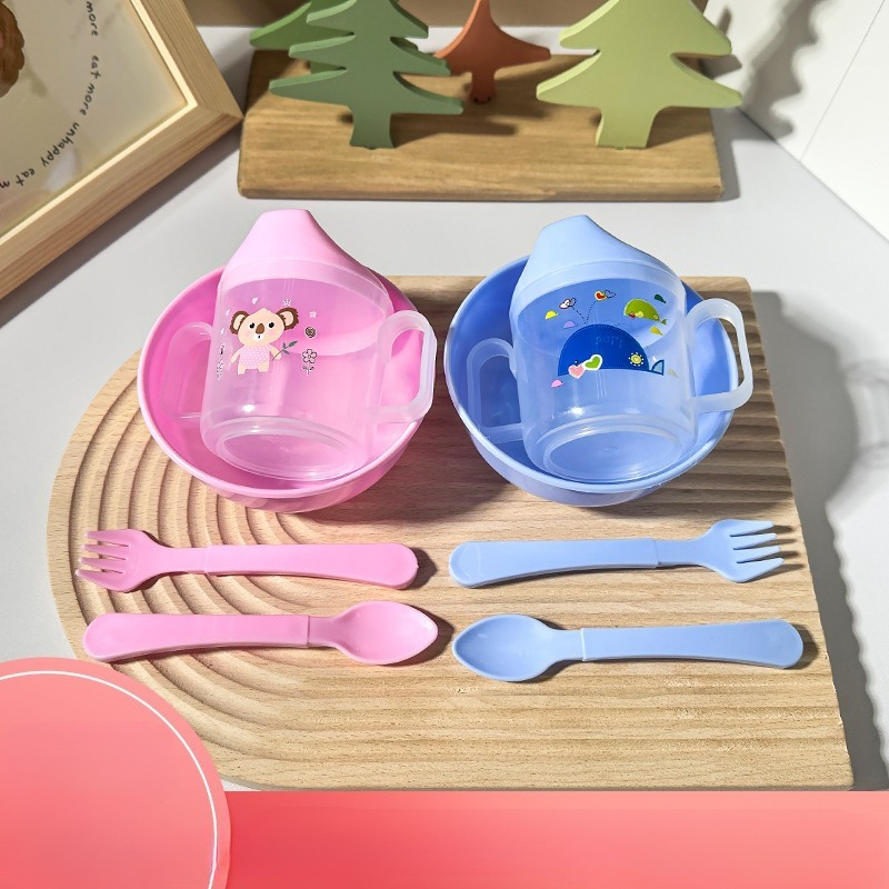 4-piece Set of Baby Food and F - đánh giá và giá Baby Food Utensils Set