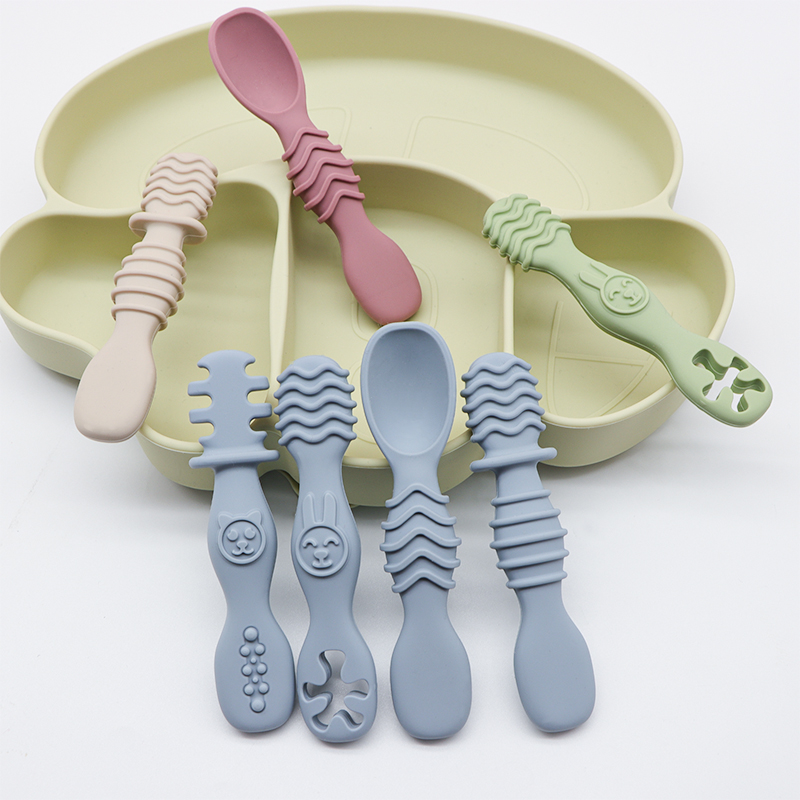 4pcs silicone baby food spoon, - đánh giá và giá Baby Food For 7 Month Old