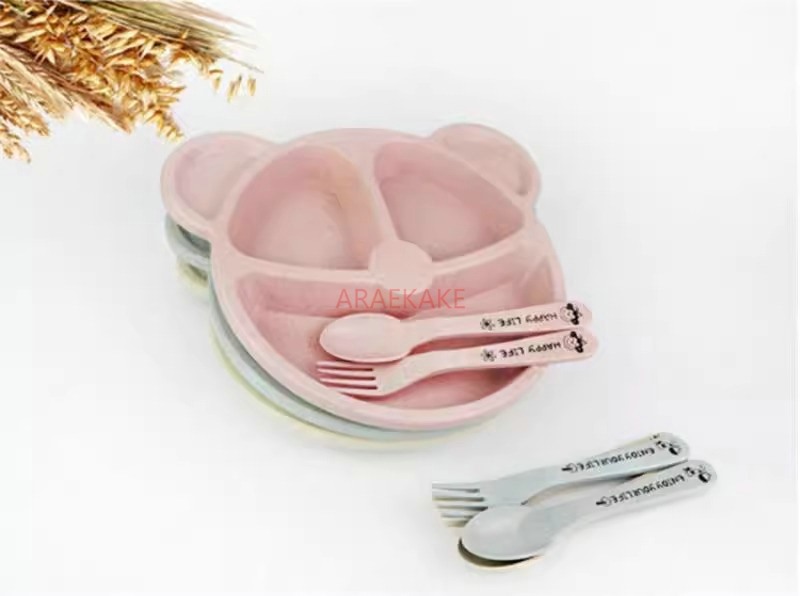 Children's Dining Plate Set Di - đánh giá và giá Baby Food Utensils Set