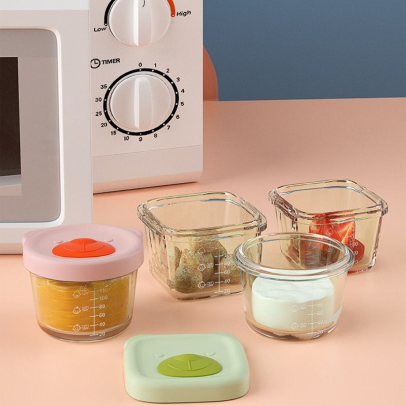 Baby Bear Glass Food Storage B - đánh giá và giá Baby Food Egg
