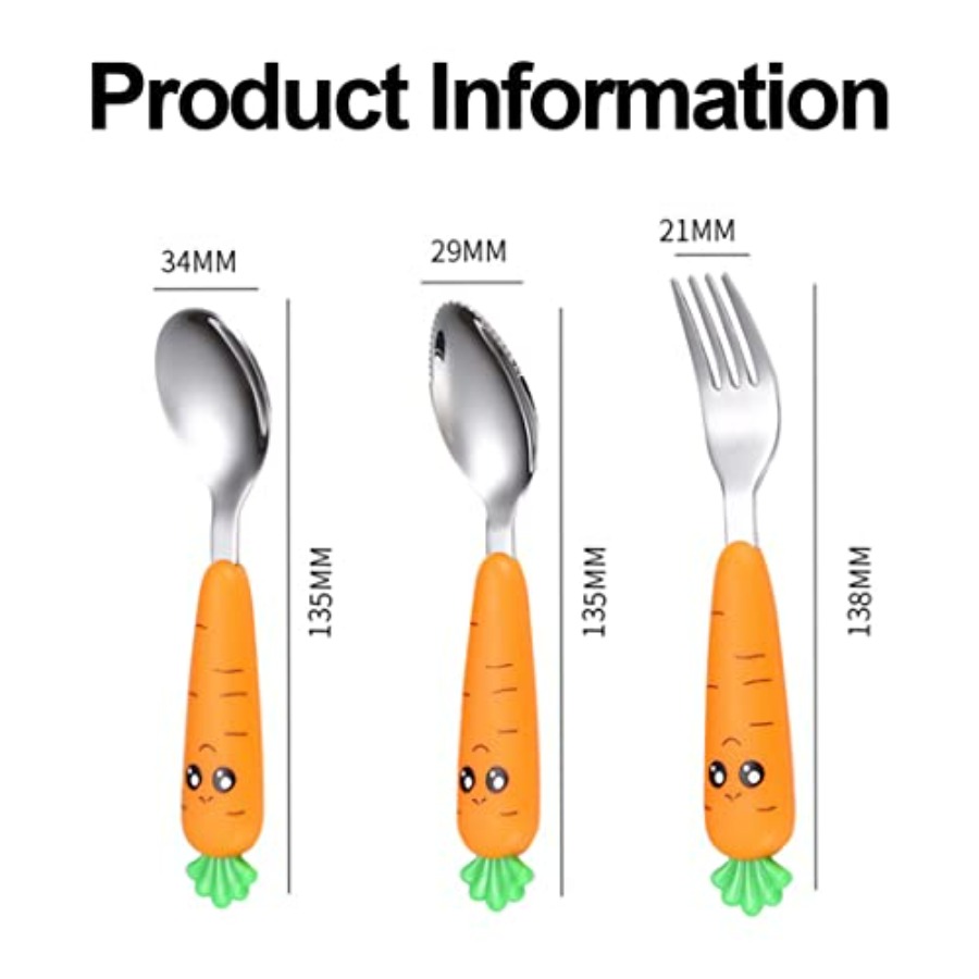 Travel Cutlery Set for Toddler - đánh giá và giá Self Feed Spoon