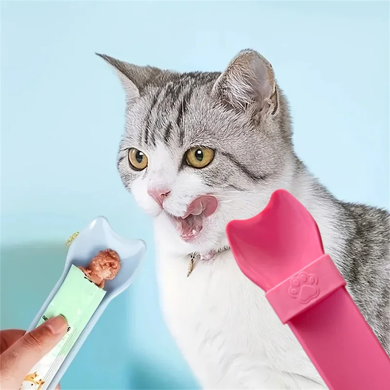 Cat Strip Squeeze Spoon for Li - đánh giá và giá Self Feed Spoon