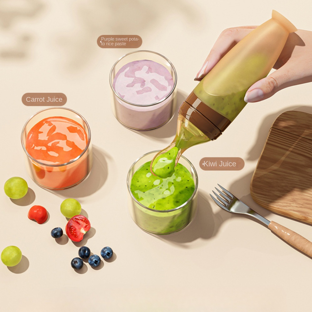 Safe Useful Silicone Baby Bott - đánh giá và giá Self Feed Spoon