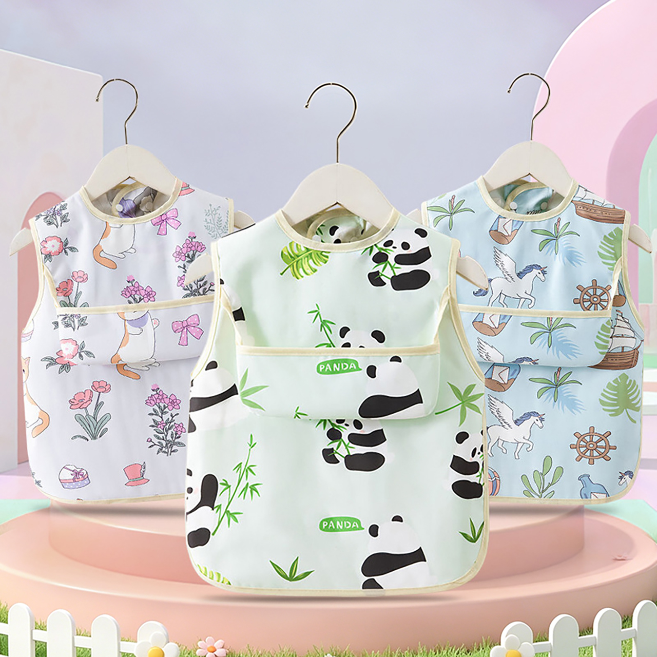0-4Y Baby Bibs & Pocket Waterp - đánh giá và giá Feeding Baby Food