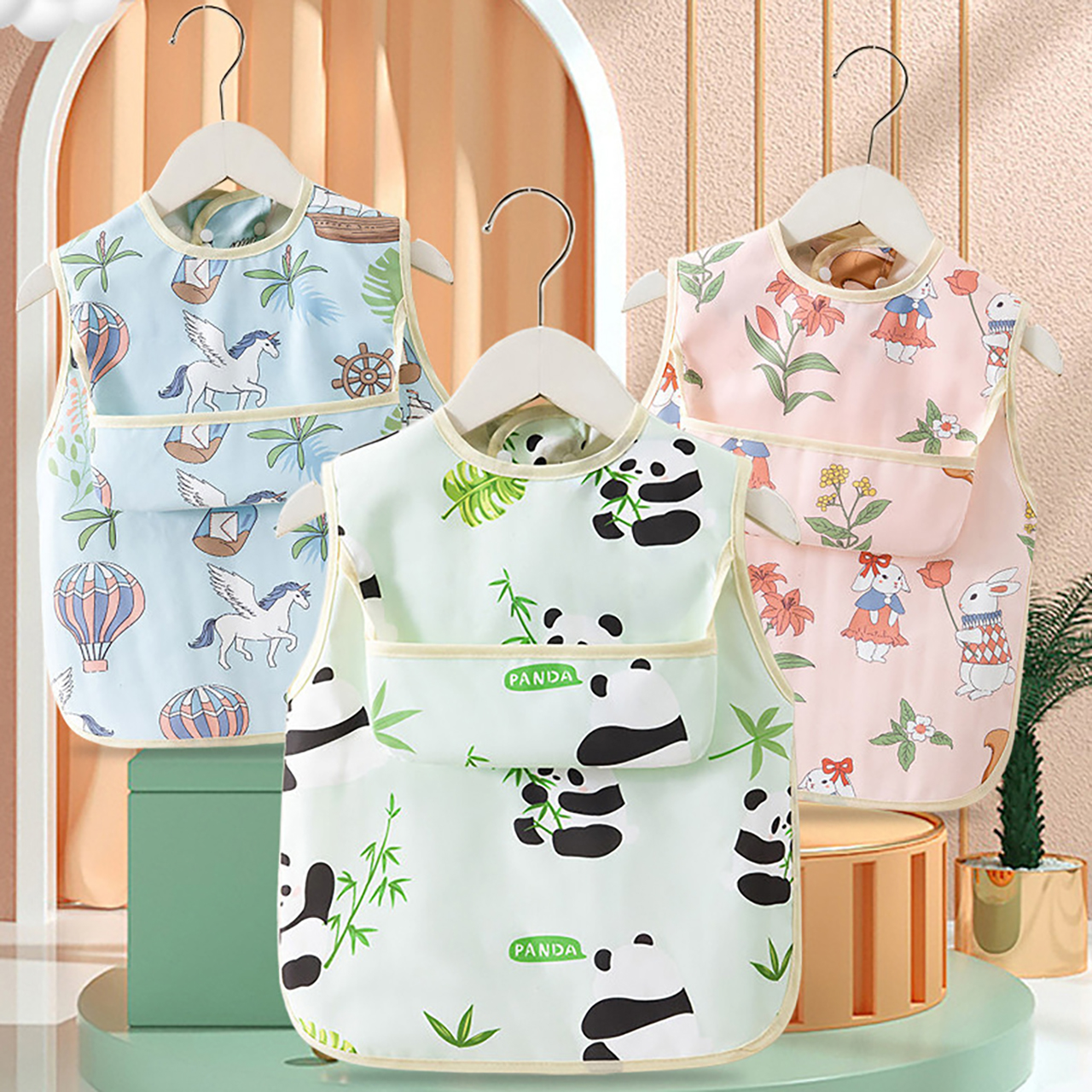 0-4Y Baby Bibs & Pocket Waterp - đánh giá và giá Feeding Baby Food