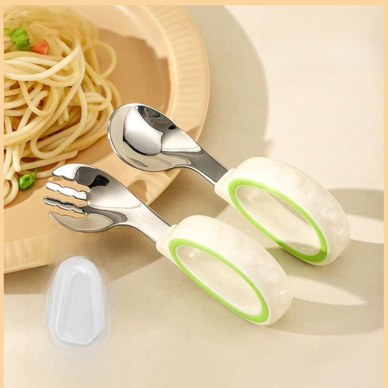 Stainless Steel Baby Fork And  - đánh giá và giá Baby Food Utensils Set