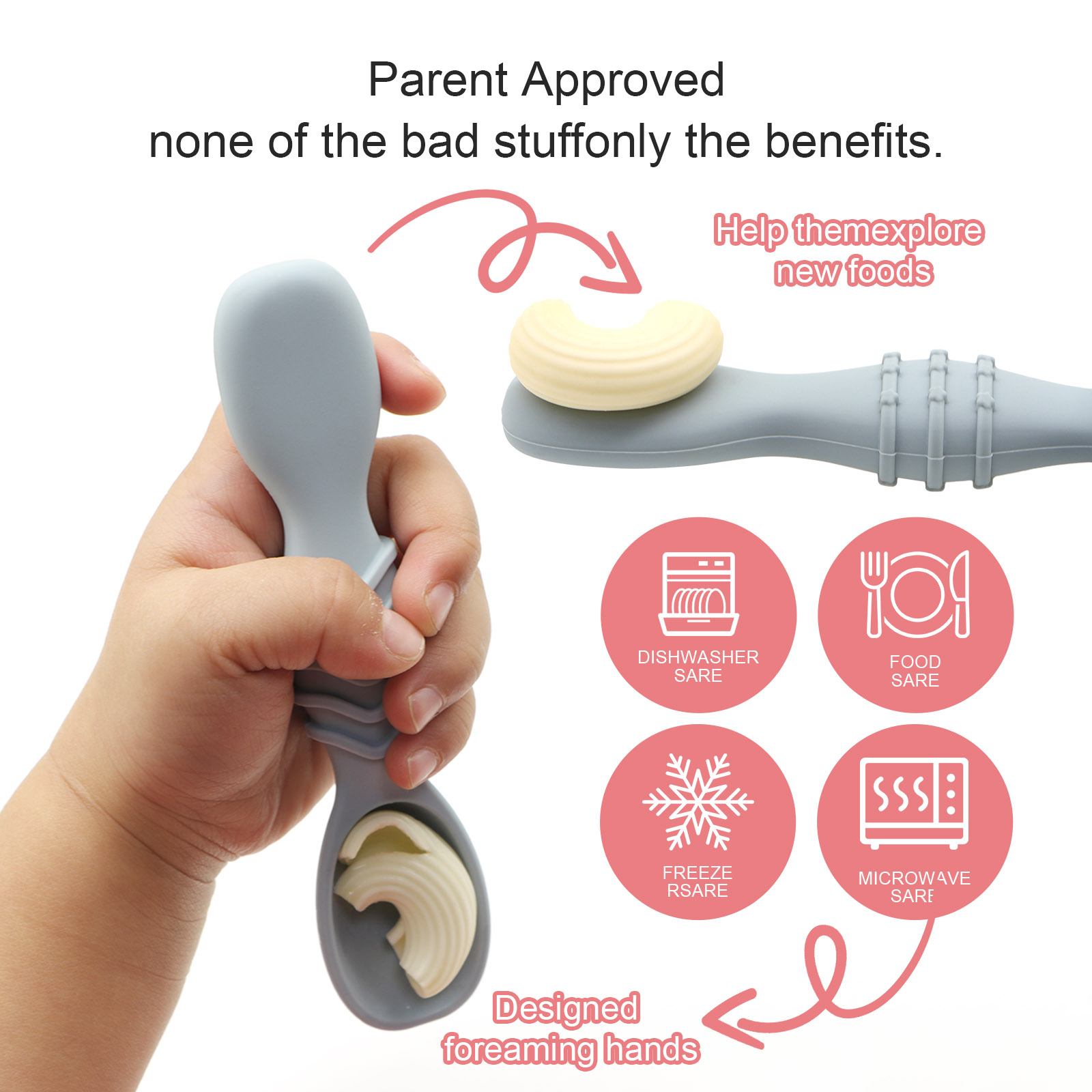 4pcs Silicone Baby Food Spoon, - đánh giá và giá Baby Food For 7 Month Old