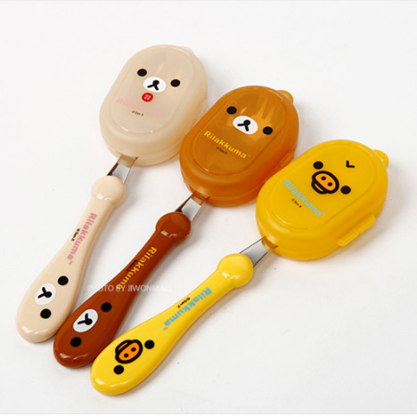 Rilakkuma Spoon Fork Integrate - đánh giá và giá Feeding Baby Food