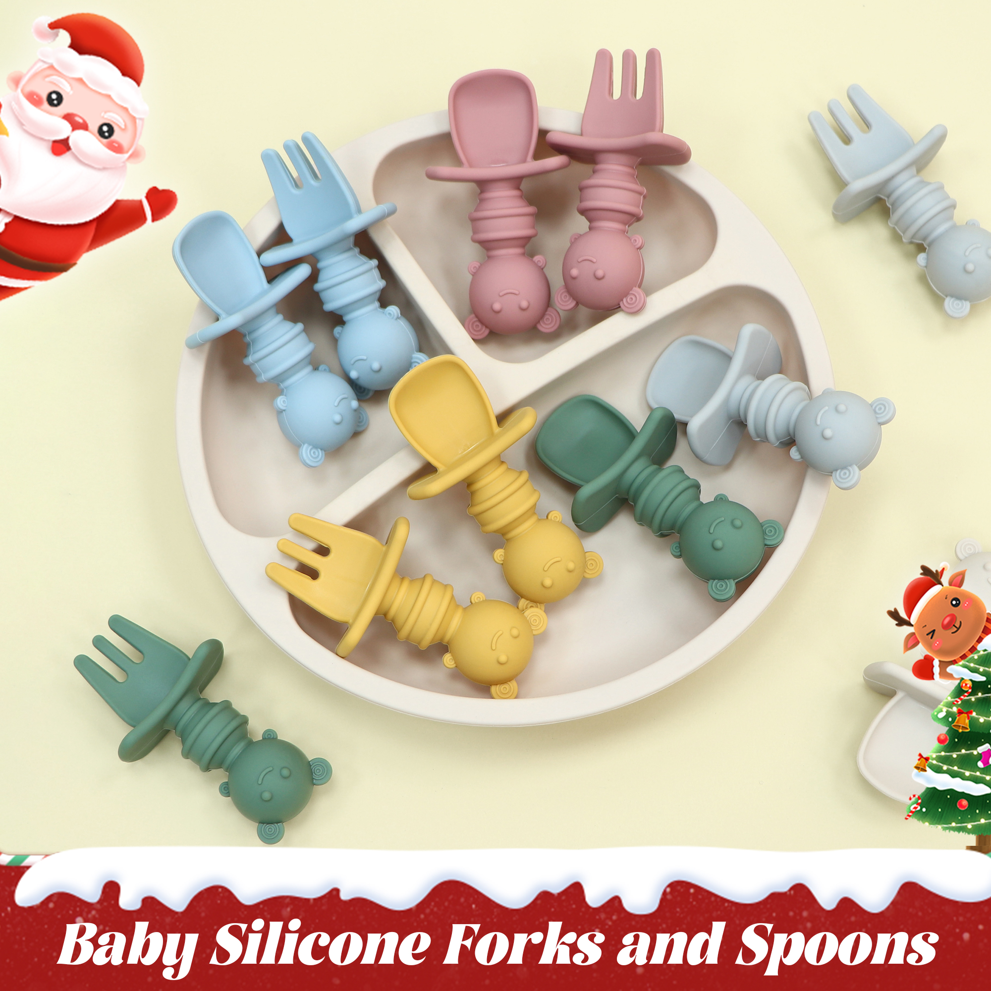 2-piece self-feeding spoon wit - đánh giá và giá Self Feed Spoon