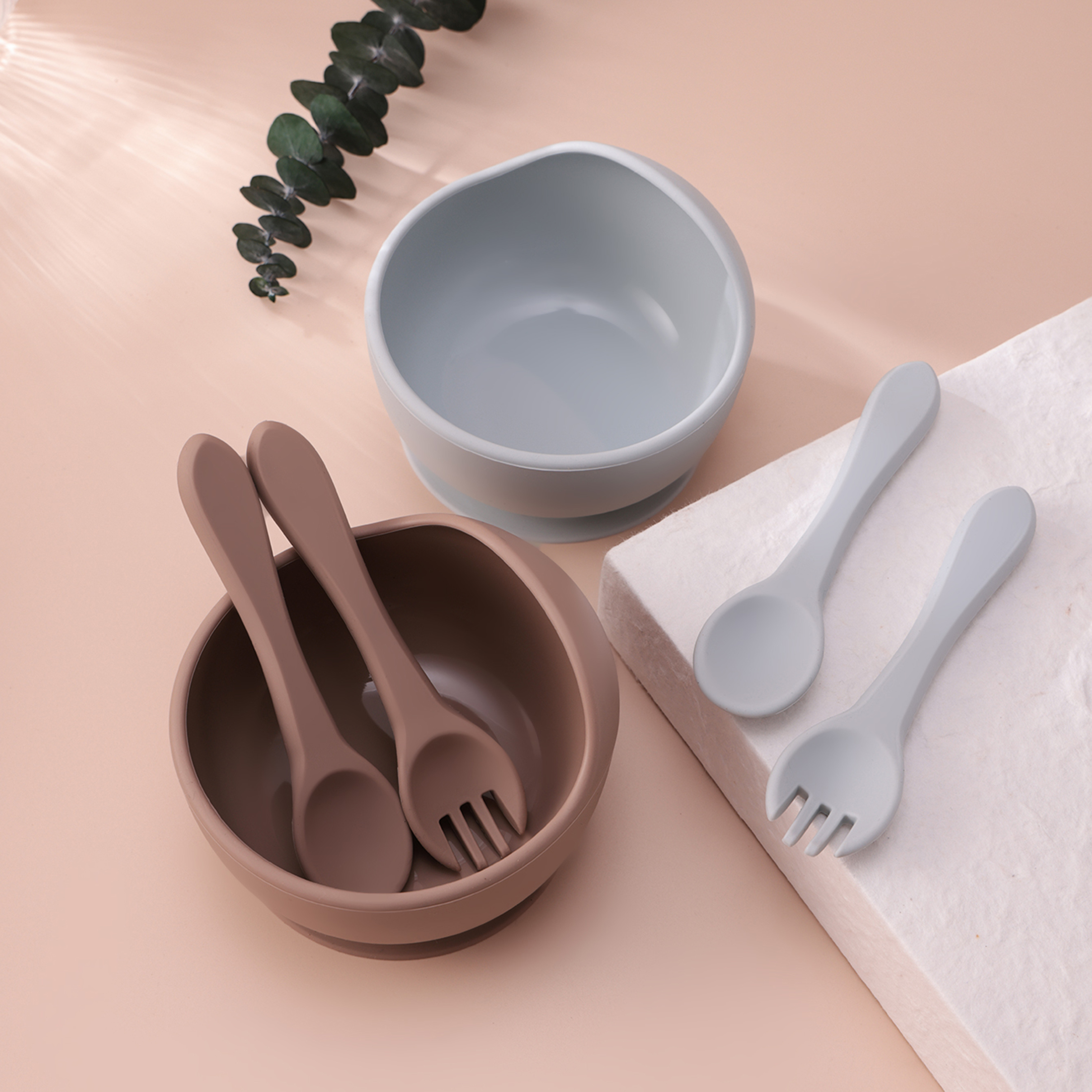 Color Kids 3PCS Silicone Baby  - đánh giá và giá Self Feed Spoon