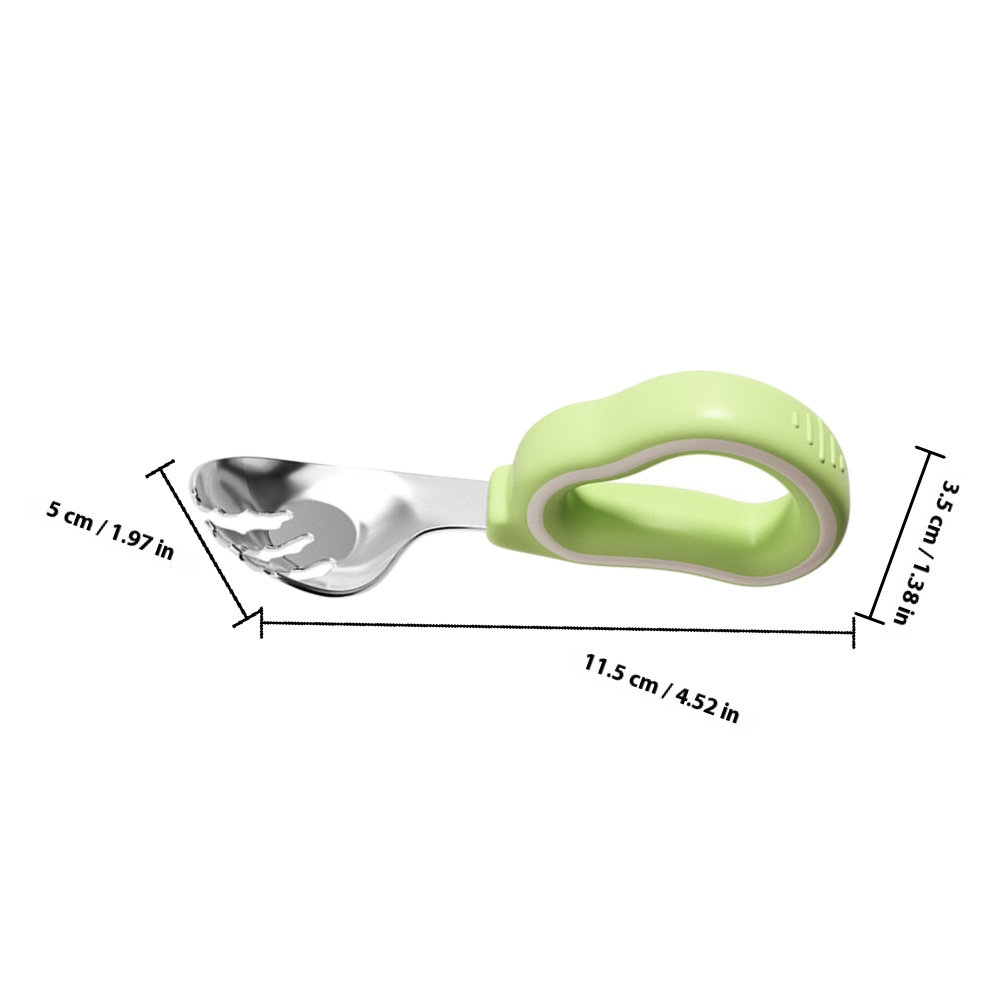 1Set Children Training Fork Sp - đánh giá và giá Self Feed Spoon