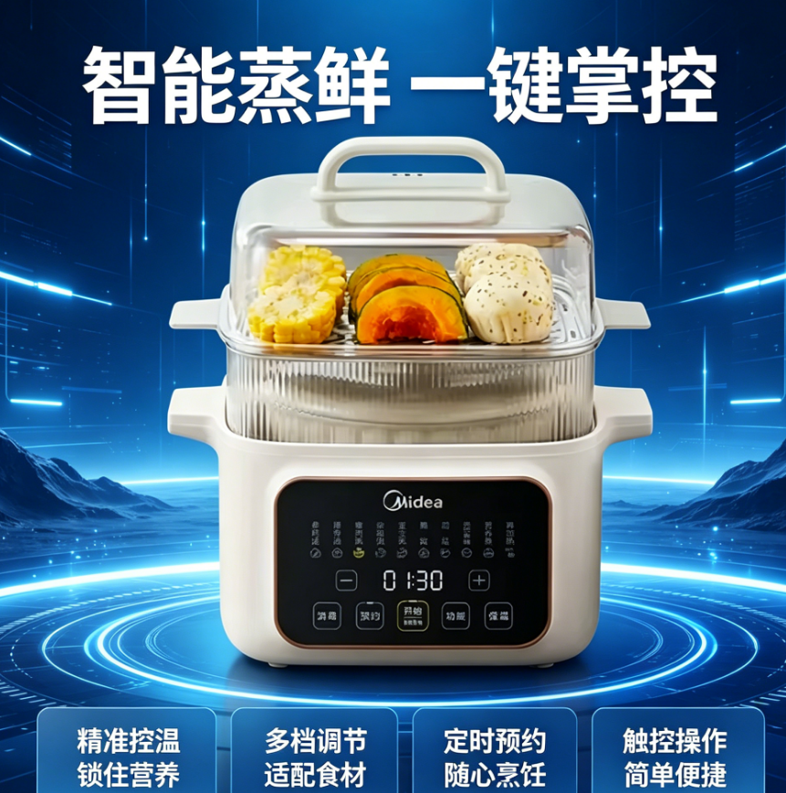 220V Midea Multi-Function Elec - đánh giá và giá Baby Food Egg